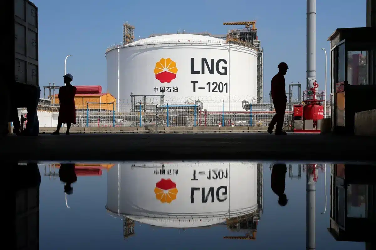 LNG import from China