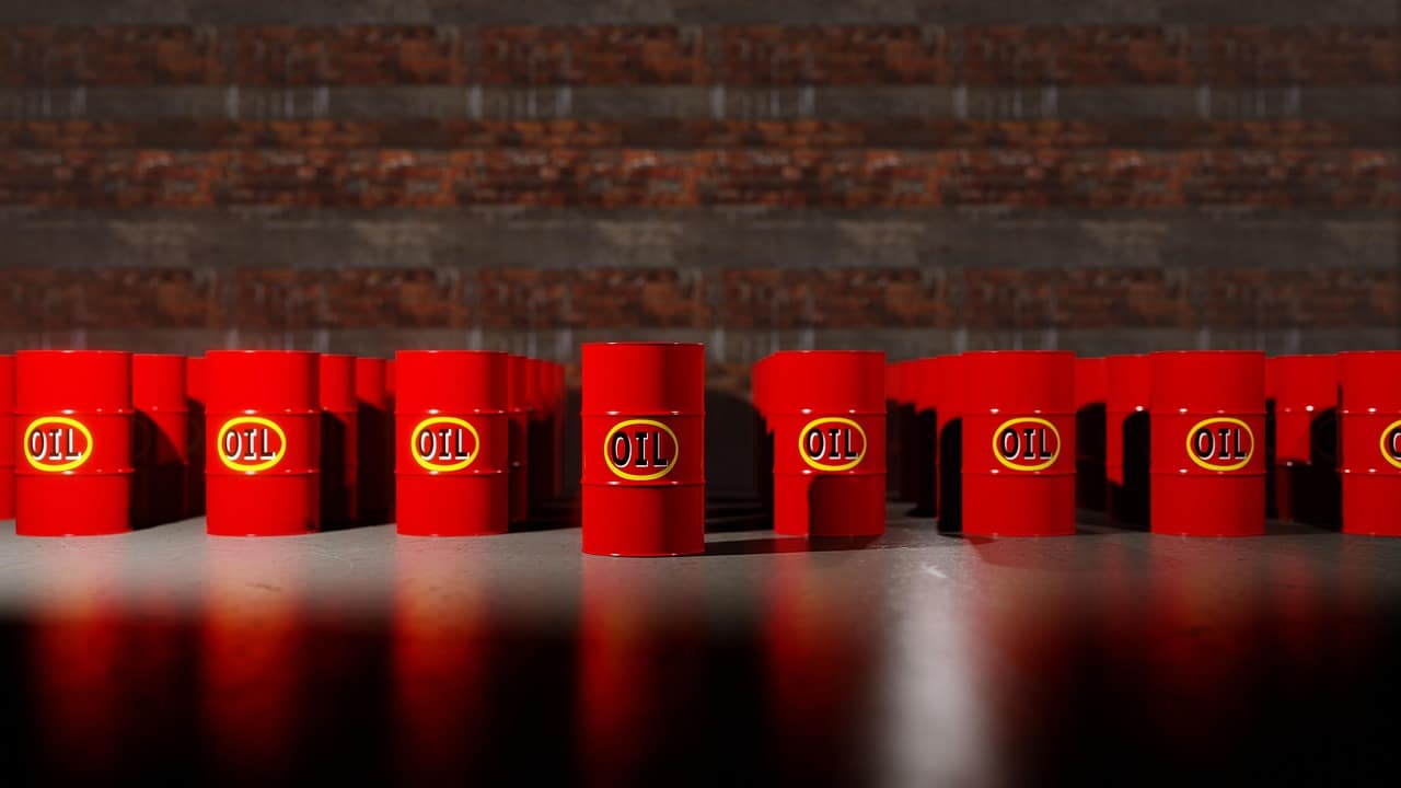 Crude oil barrels