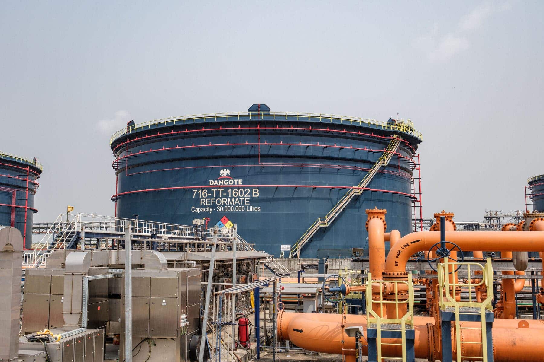 Dangote refinery storage facility