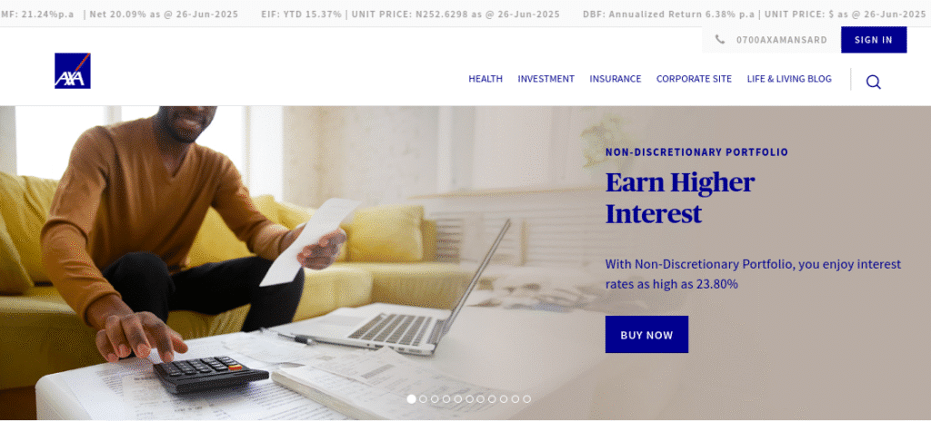 AXA Mansard Investments