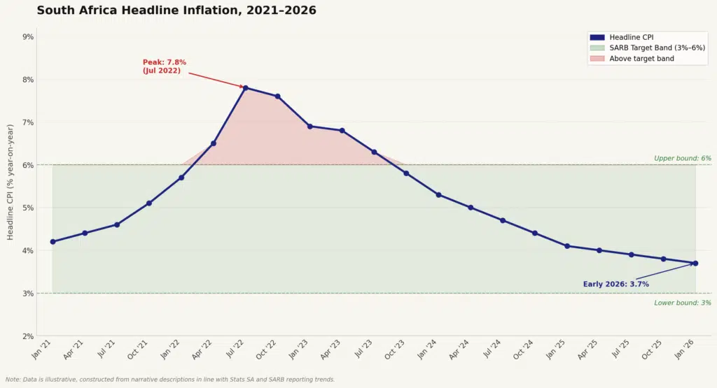 South Africa's inflation trends