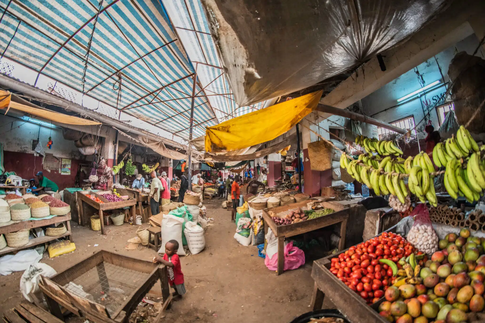 A market in Africa